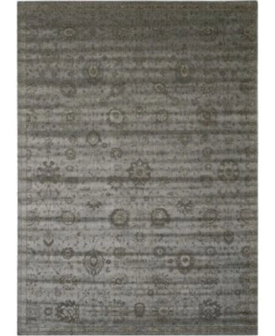 Nourison Luminance Lum06 Charcoal Rug In Charcoal
