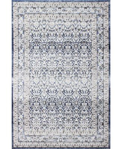 Shop Bb Rugs Andalusia And2011 Area Rug In Blue