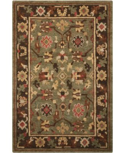 Nourison Tahoe Ta10 Green Rug In Green