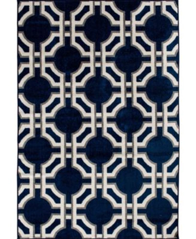 Shop Portland Textiles Portland Textile Tropicana Dolliver Area Rug In Blue