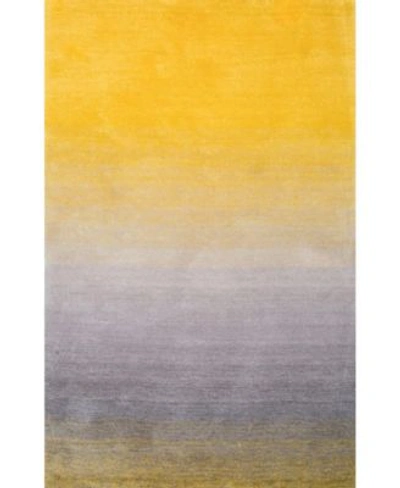 Shop Nuloom Ombre Shag Rug In Yellow