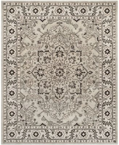 Shop Safavieh Antiquity At58 Area Rug In Gray