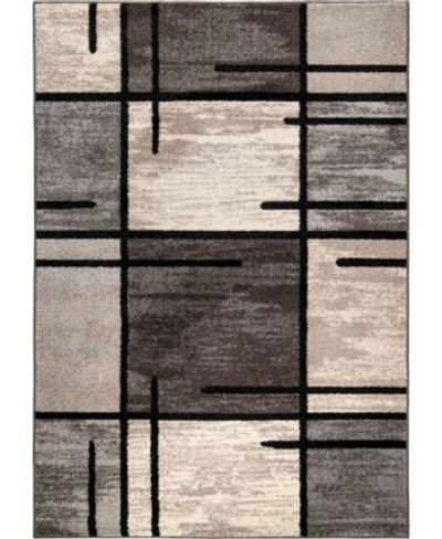 Shop Edgewater Living Closeout  Chatel Armada Charcoal Rug