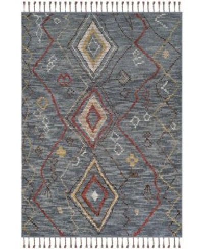 Ralph Lauren Nahla Lrl7544a Denim Area Rug Collection In Blue