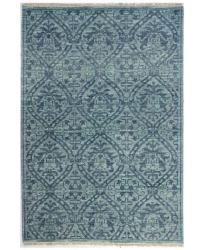 Bb Rugs Carah Crh 107 Teal Area Rug In Teal