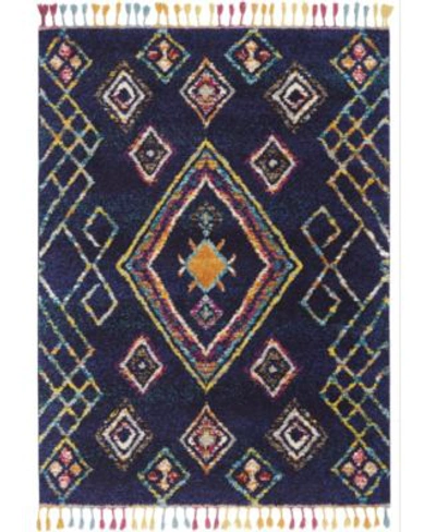 Shop Nourison Mecca Mec02 Rug In Navy