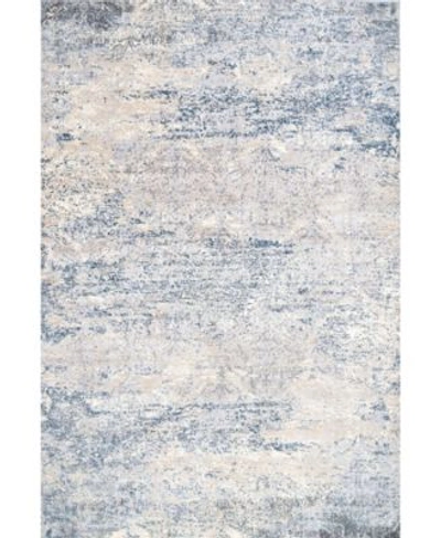 Nuloom Terra Twilight Tribal Distressed Silver Area Rug In Silver
