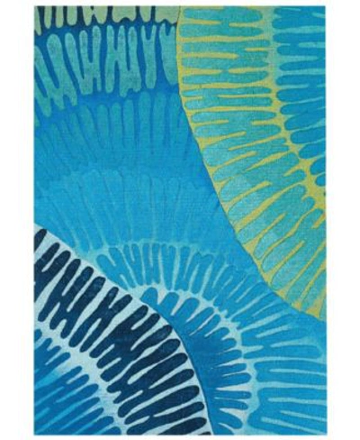 Shop Liora Manne Visions Iv Cirque Area Rug In Blue