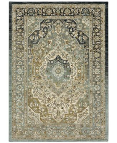 Karastan Touchstone Nore Jadeite Area Rug Collection In Green