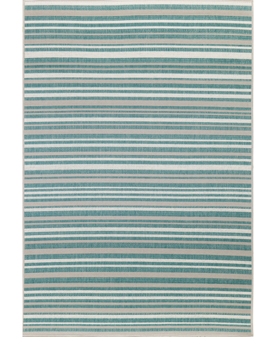 Shop Bb Rugs Closeout! Bashian Portico Prt103 5' X 7'6" Outdoor Area Rug In Aqua