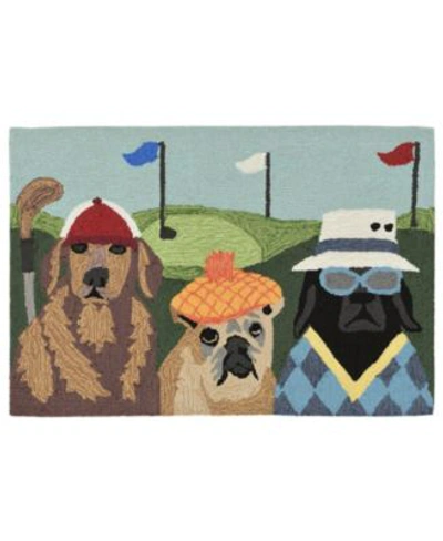 Shop Liora Manne Frontporch Putts Mutts Area Rug In Multi