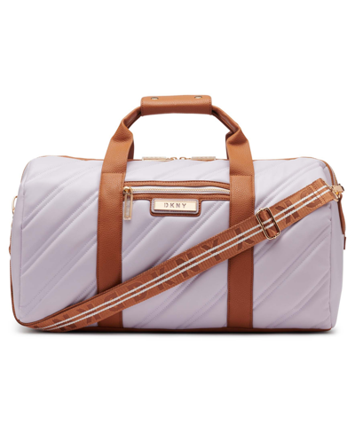 Shop Dkny Bias 17" Carry-on Duffle In Lavender
