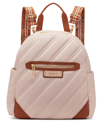Shop Dkny Bias 15" Carry-on Backpack In Rosewater