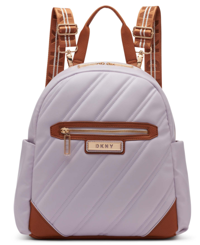 Shop Dkny Bias 15" Carry-on Backpack In Lavender