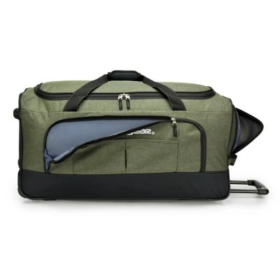 Pacific Gear Travelers Choice  Keystone Rolling Duffel Bag In Medium Gre