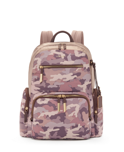 Shop Tumi Voyageur 17" Carson Backpack In Camouflage Pink