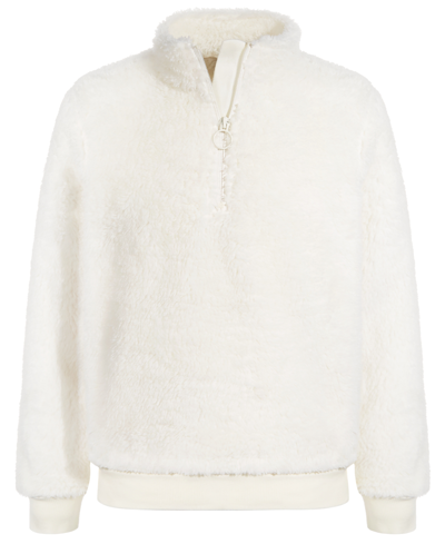 Shop Id Ideology Big Girls Sherpa Fleece Pullover, Created For Macy's In Solitary Star