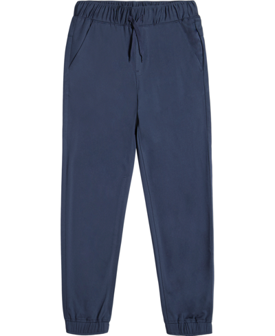 Shop Nautica Big Boys Uniform Performance Drawstring Joggers In Navy