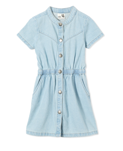 Shop Cotton On Toddler Girls Massy Denim Dress In Light Wash