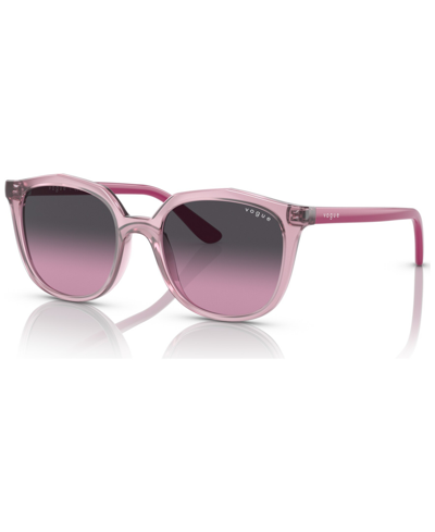 Shop Vogue Jr Jr Sunglasses, Gradient Vj2016 In Transparent Purple