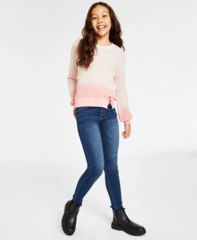 Shop Epic Threads Girls Ombre Sweater Denim Jeans Created For Macys In Spring Wash