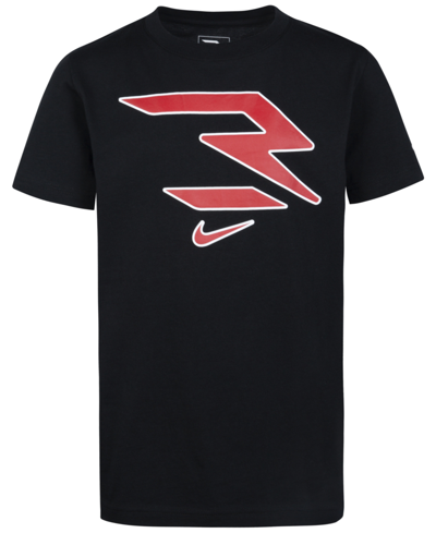 Shop Nike 3brand By Russell Wilson Big Boys Icon T-shirt In Black
