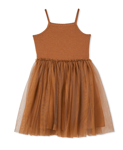 Shop Cotton On Toddler Girls Ines Dress Up Dress In Milk Chocolate