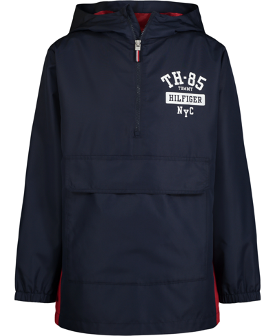 Tommy Hilfiger Big Boys Long Sleeve Popover Jacket In Navy Blazer | ModeSens