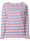 SAINT LAURENT distressed breton sweatshirt,洗濯機洗い可能