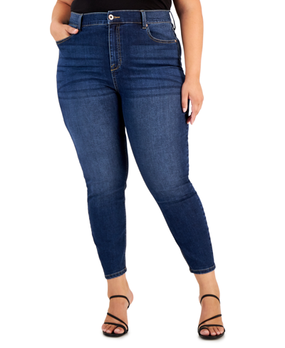 Celebrity Pink Trendy Plus Size High Rise Skinny Ankle Jeans In Deadline