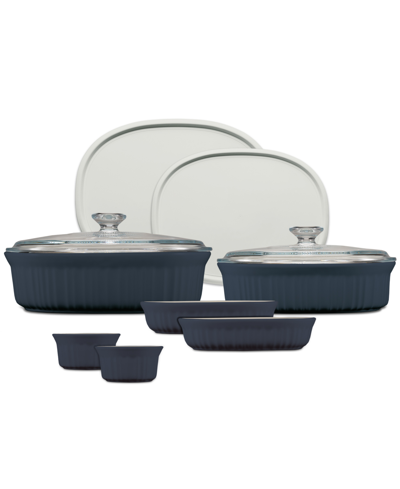 Corningware 10-pc. French Navy Bakeware Set In Navy