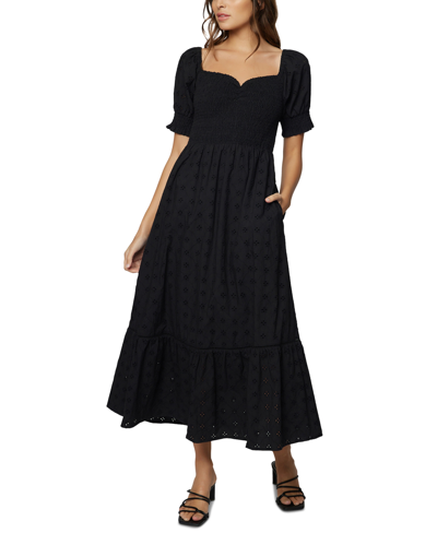 Shop Lost + Wander Women's La Luna Cotton Maxi Dress In Black