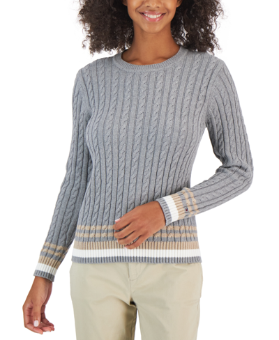 Tommy hilfiger hotsell womens grey jumper