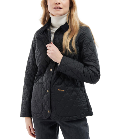 Shop Barbour Women's Annandale Quilted Jacket In Black