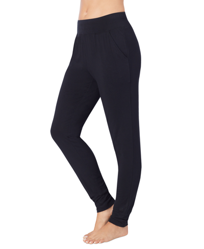 Shop Cuddl Duds Women's Softwear With Stretch Jogger Pants In Black