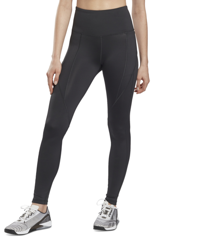 Reebok Women's Lux High-Rise Pull-On 3/4 Leggings, A Macy's Exclusive