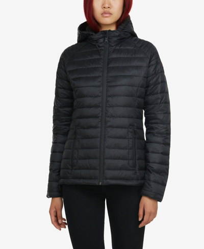 Shop Pajar Women's Aurora Quilted Packable Puffer Coat In Black