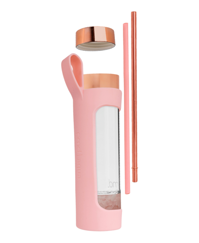 Shop Pmd Aqua Water Bottle Kit, 16.2 Fl Oz. In Rose Quartz
