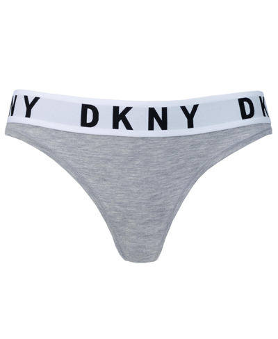 Shop Dkny Cozy Boyfriend Bikini Dk4513 In Heather Gray