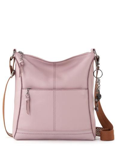 Shop The Sak Women's Lucia Leather Crossbody In Rosewood