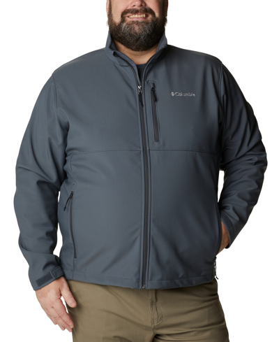 Shop Columbia Men's Big & Tall Ascender Softshell Jacket In Graphite
