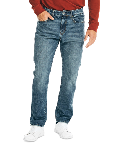 Shop Nautica Men's Athletic Slim-fit Stretch Denim 5-pocket Jeans In Botany Bay