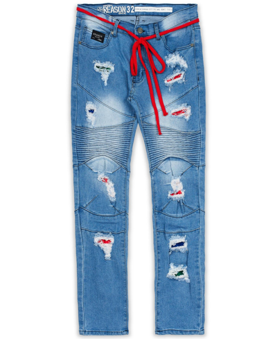 Shop Reason Men's Verona Denim Jeans In Blue