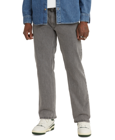 Shop Levi's Men's 559 Relaxed Straight Fit Eco Ease Jeans In Thrifted Grey