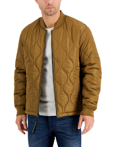 Shop Hawke & Co. Men's Onion Quilted Jacket In Bark