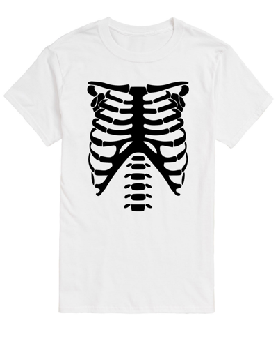 Shop Airwaves Men's Skeleton Chest Classic Fit T-shirt In White
