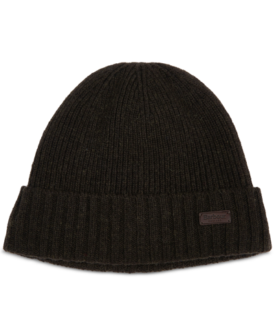 Barbour Carlton Beanie In Dark Green