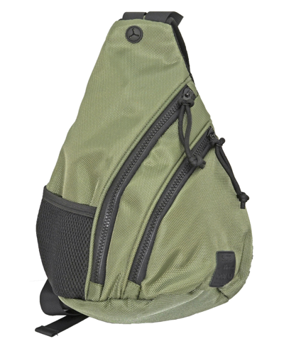 Shop Save The Ocean Men's Ballistic Sling Backpacks Messengers In Olive
