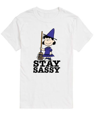 Shop Airwaves Men's Peanuts Stay Sassy T-shirt In White