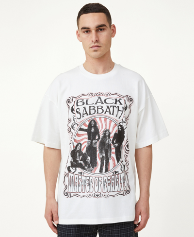Black sabbath hot sale white t shirt